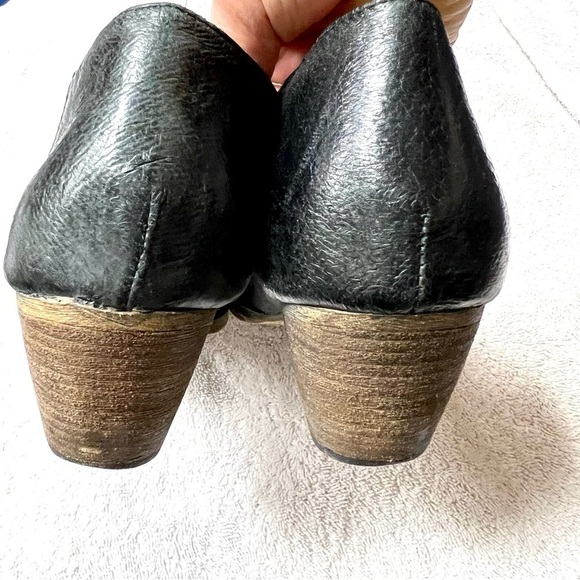 Very Volatile Jackson Black leather Western cowgirl Bootie women size 8 - Picture 8 of 10